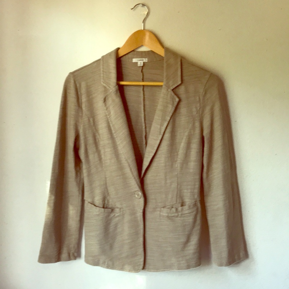 Taupe Beige Caslon Lightweight Blazer - Petite M / MP